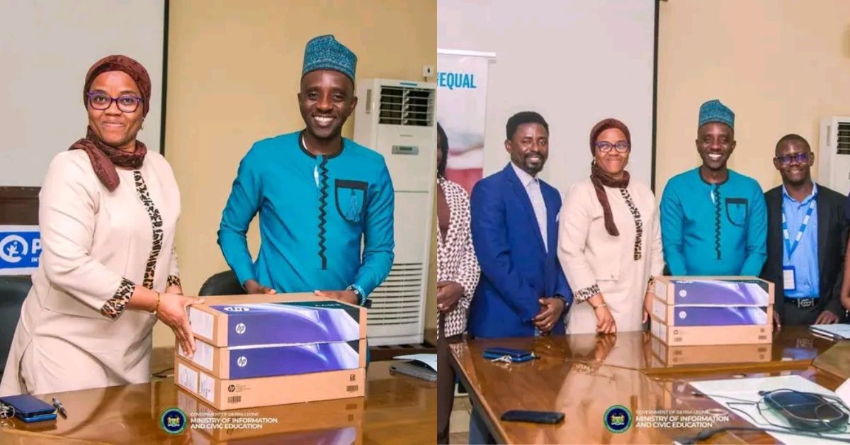 Plan International Supports Information Ministry With Laptops