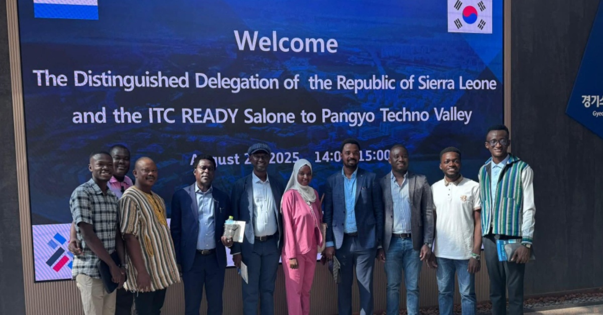 Sierra Leone’s Big Five Innovation Challenge Finalists Explore Knowledge Exchange Opportunities in South Korea