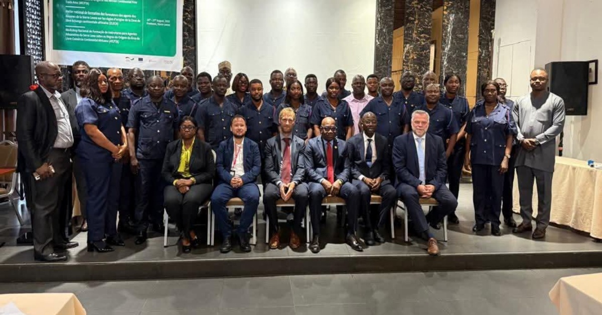 ECOWAS and GIZ Train Sierra Leone Customs Officers on AfCFTA Rules of Origin
