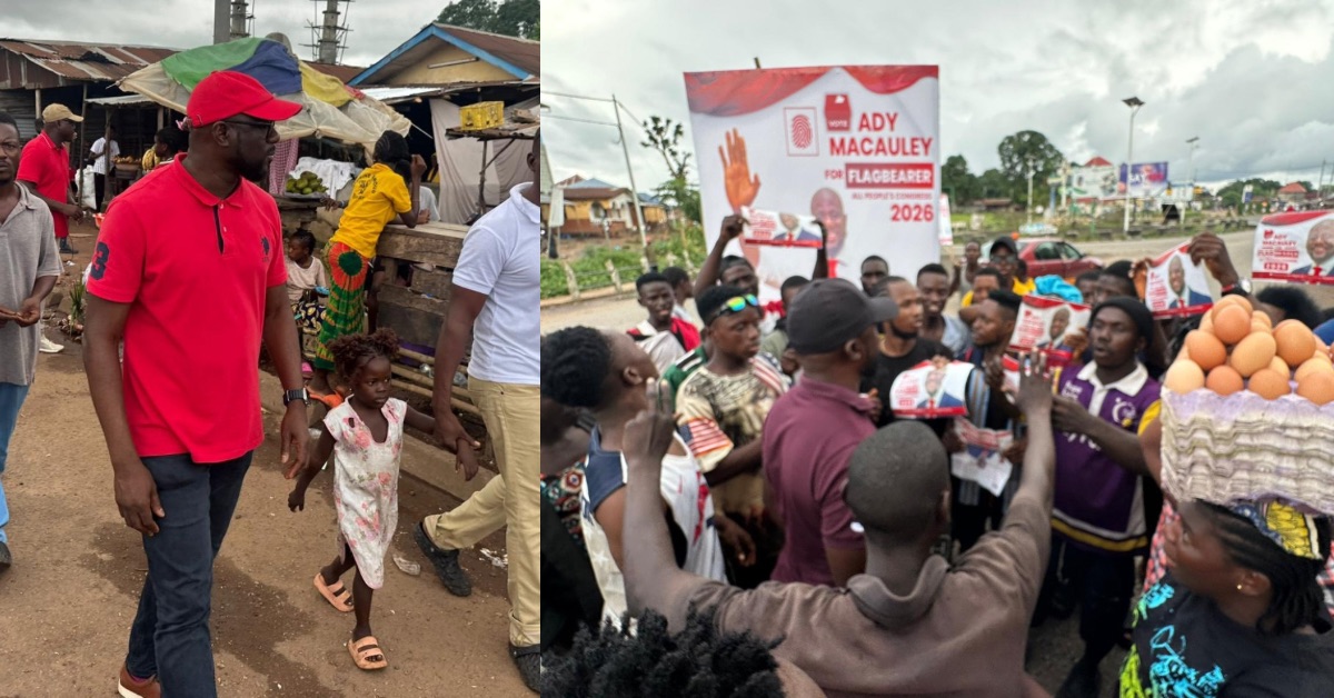 Marika and Rogbere Junction Youths Hail Ady Macauley as Next President