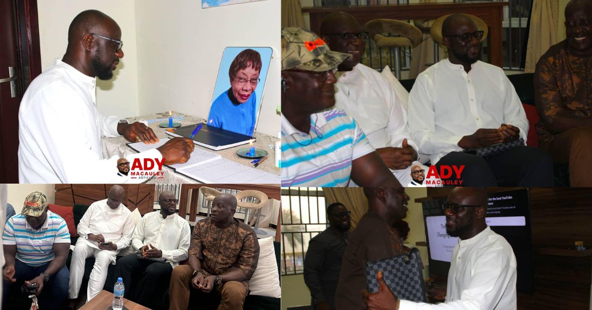 Ady Macauley Extends Condolence to Ambassador Omrie Golley’s Family