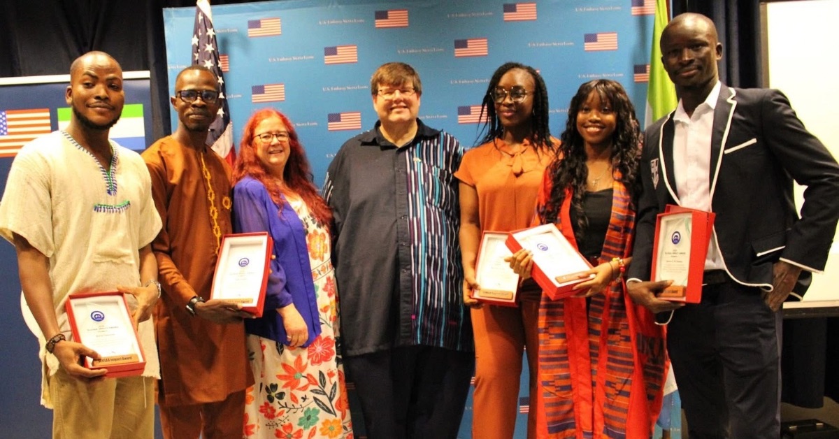 US Ambassador Bryan Hunt Praises Sierra Leone-US Alumni at Impact Awards Ceremony