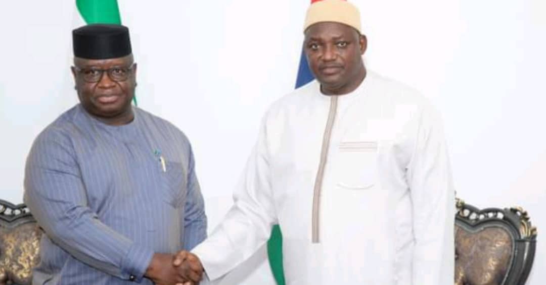 President Bio Holds Talks with Gambian Counterpart Adama Barrow