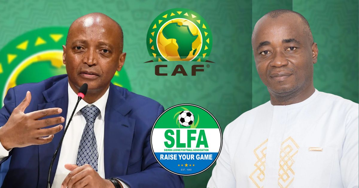 CAF President Congratulates Babadi Kamara on SLFA Presidency
