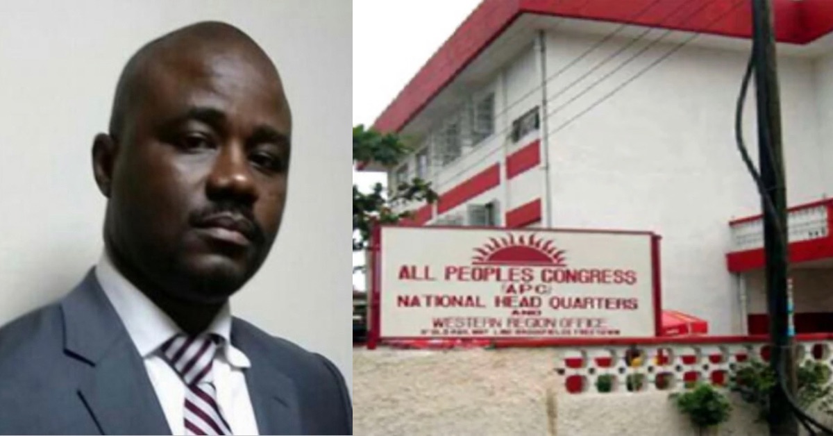 ECSL Director Albert Massaquoi Asserts APC Did Not Contest 2023 Election Results, Details Legal Pathways