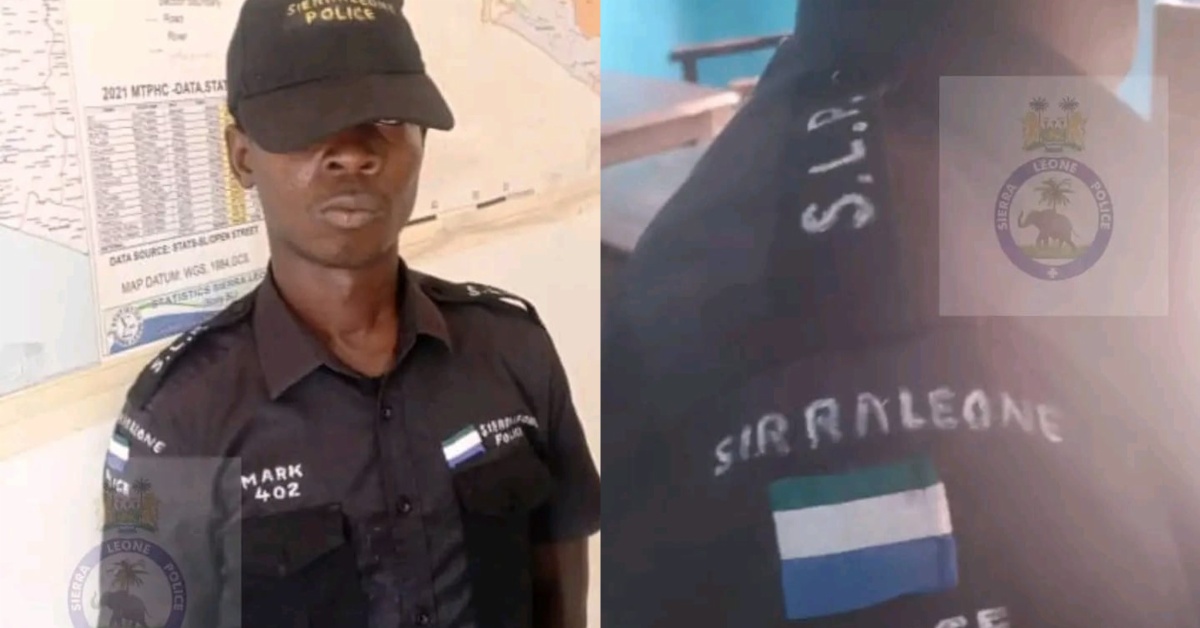 Man Arrested in Mattru Jong for Impersonating Police Officer