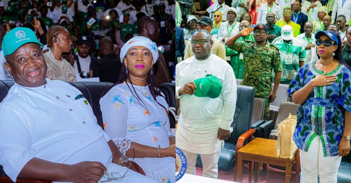 First Lady Fatima Bio Opens up on Alleged Dispute With President Bio Over SLPP Convention