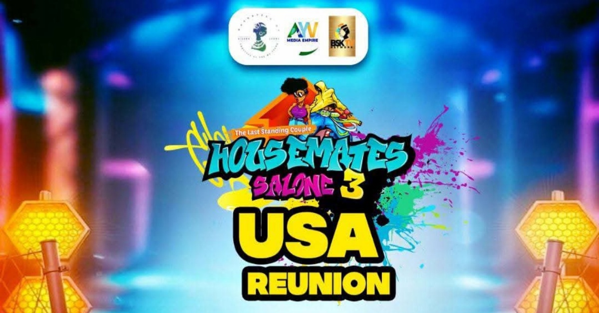Date Set for Housemates Salone Season 3 Reunion in Maryland, USA