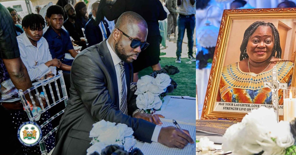 Presidential Press Secretary Yusuf Keketoma Sandi Pays Tribute to Late SLBC Senior Correspondent Hawa Moseray