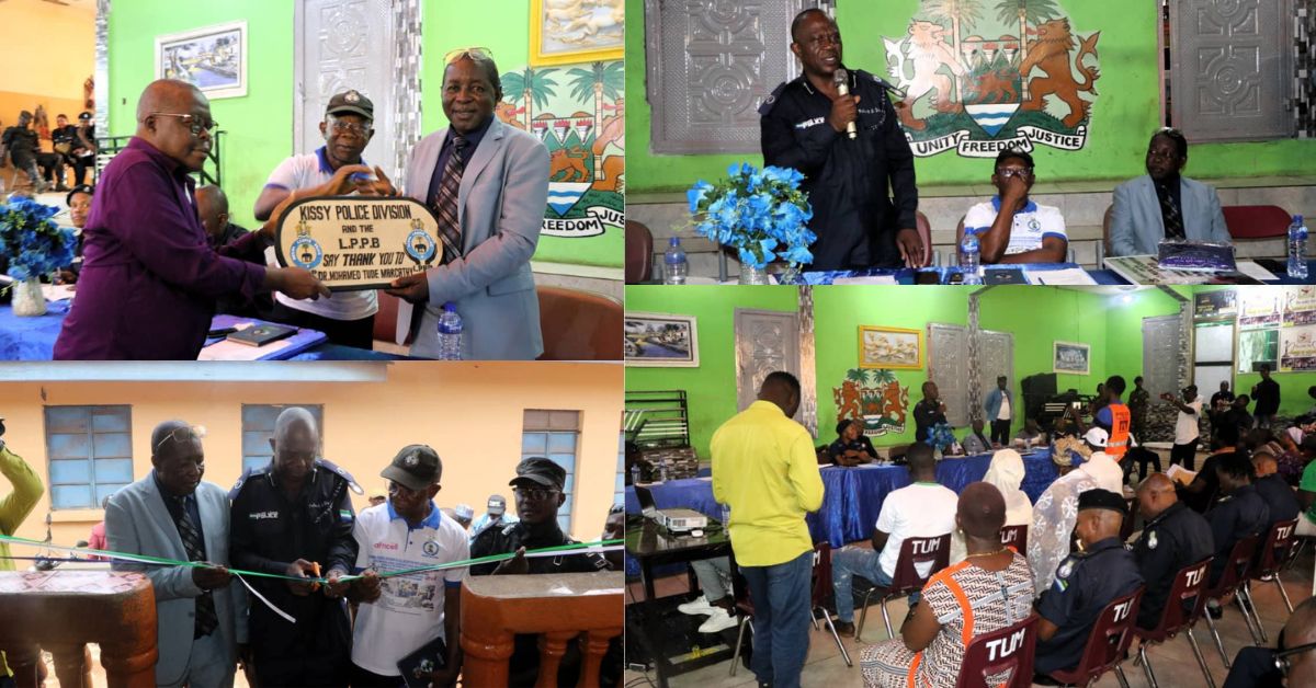 Kissy Police Division Opens New Investigations Office