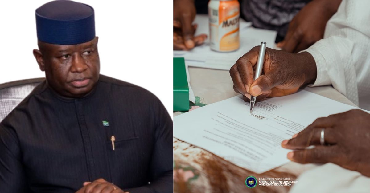 Sierra Leone Government Signs 49-Year Land Lease Agreements with Three Chiefdoms for Iron Ore Mining