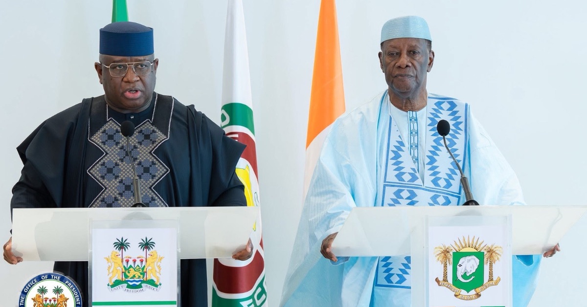 President Bio Urges Regional Unity in Ivory Coast Meeting