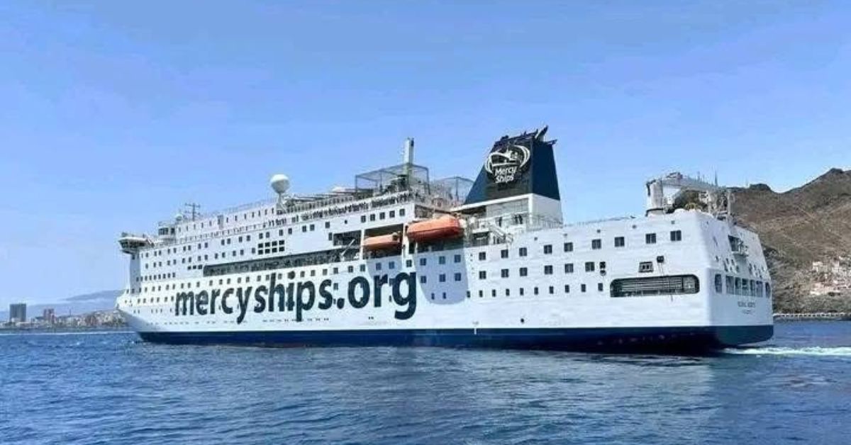 Global Mercy Ship Sets Sail for Freetown After Maintenance in Spain