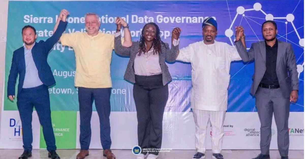 Sierra Leone Makes History with Launch of Its First National Data Strategy under Data Governance Initiative!