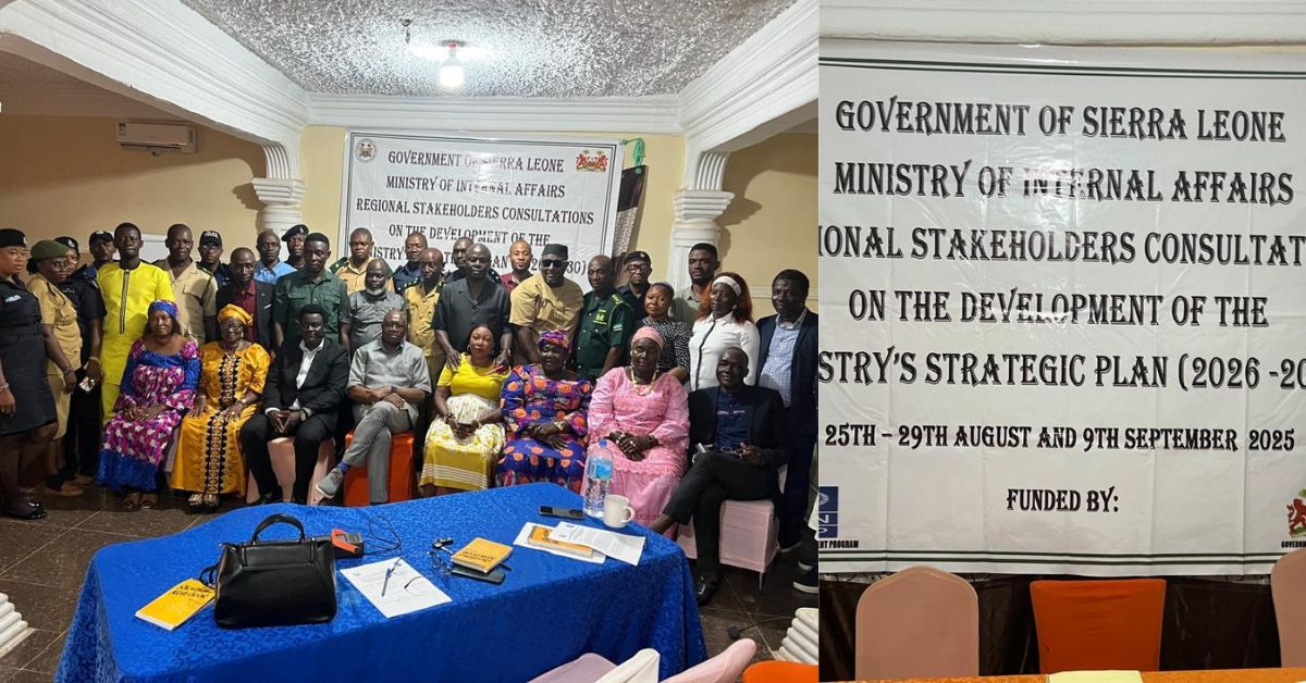 Ministry of Internal Affairs Launches Regional Stakeholders Consultation on Strategic Plan (2026–2030)