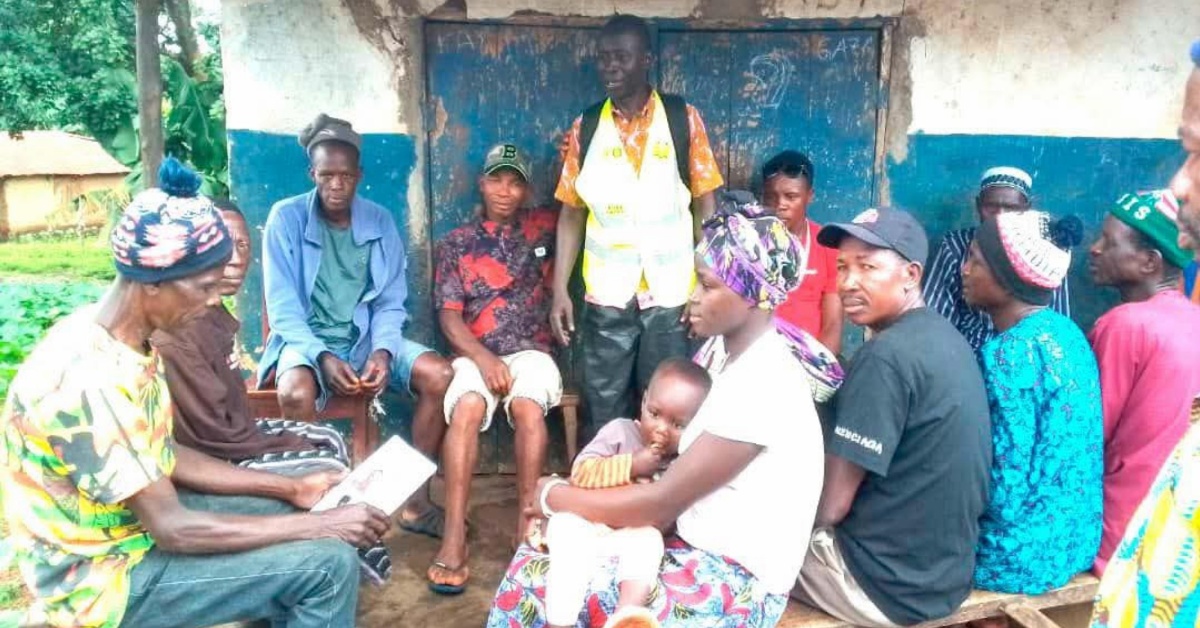 National Public Health Agency Concludes Community-Led Action Sensitization in Two Villages