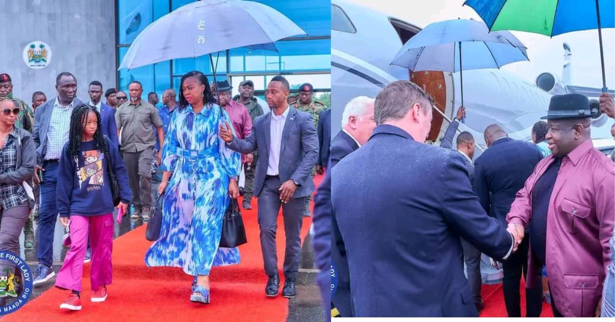 President Bio and First Lady Depart Freetown for UK Official Visit — Strengthening Bilateral Ties