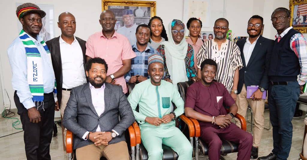 Information Minister Chernor Bah Hosts New SLAJ Executive