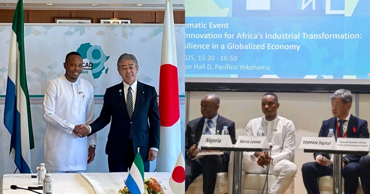Sierra Leone and Japan Collaborate at TICAD9 to Boost Youth Opportunities