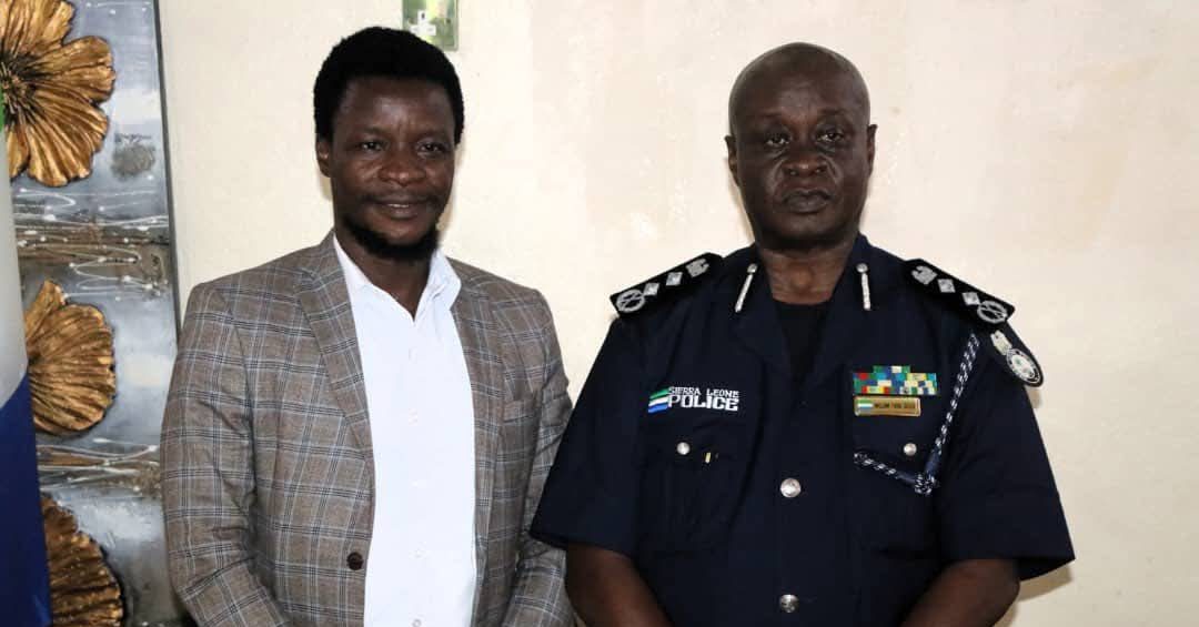 SLAJ Leadership Pays Courtesy Visit to Sierra Leone IGP, Highlights Media-Police Partnership
