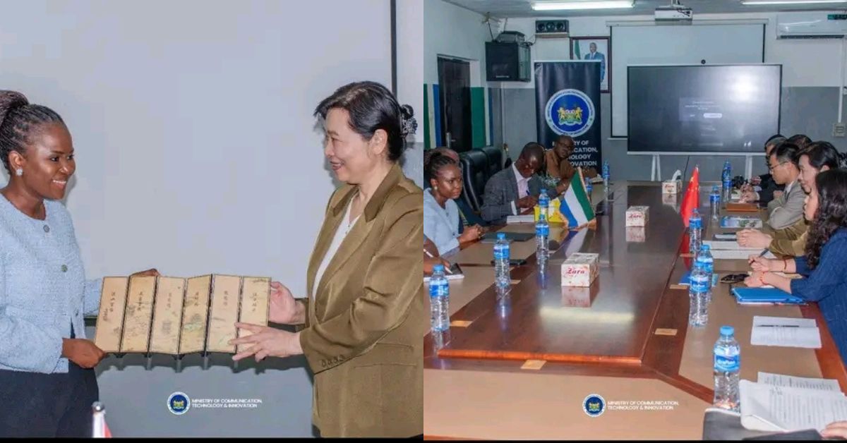 Communication Minister Salima Bah Welcomes Chinese Delegation to Strengthen Ties in Innovation and Technology