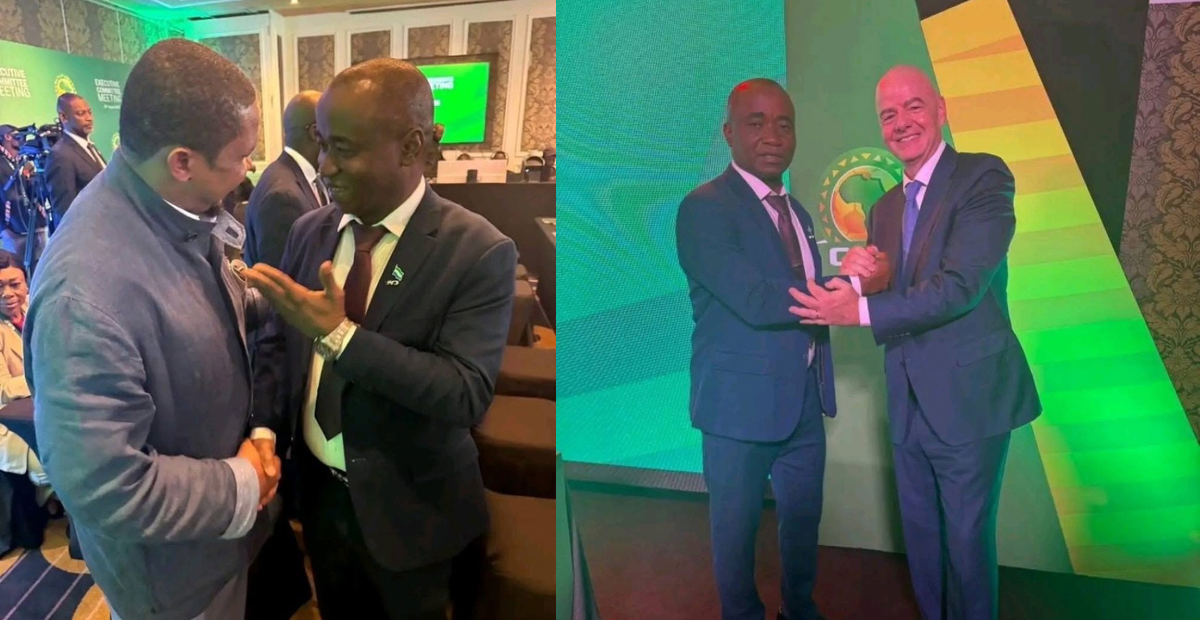 𝐒𝐋𝐅𝐀 𝐏𝐫𝐞𝐬𝐢𝐝𝐞𝐧𝐭 𝐁𝐚𝐛𝐚𝐝𝐢 𝐊𝐚𝐦𝐚𝐫𝐚 𝐌𝐞𝐞𝐭𝐬 𝐆𝐥𝐨𝐛𝐚𝐥 𝐅𝐨𝐨𝐭𝐛𝐚𝐥𝐥 𝐋𝐞𝐚𝐝𝐞𝐫𝐬