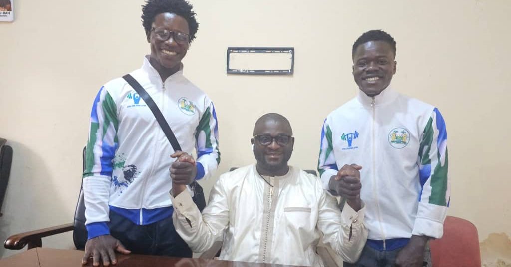Sierra Leone Weightlifters bid farewell to Dr. Emmanuel Saffa Abdulai ahead of the Championship in Ghana