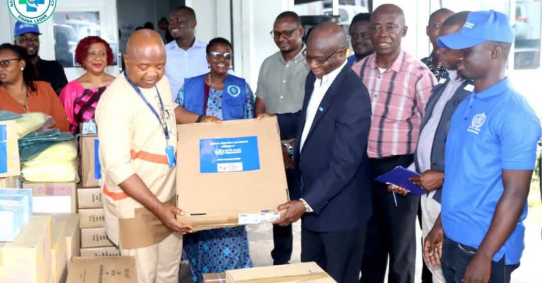 WHO Donates Medical Supplies to Strengthen Sierra Leone’s Mpox Response