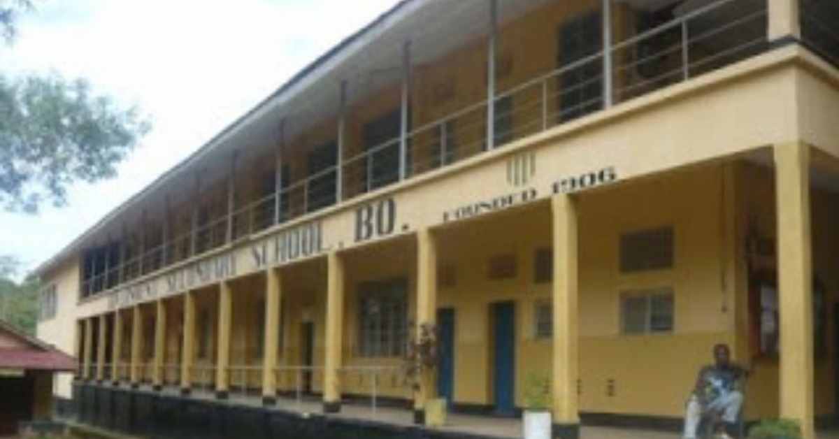 School Rehabilitation Delays Opening of Bo School for New Academic Year