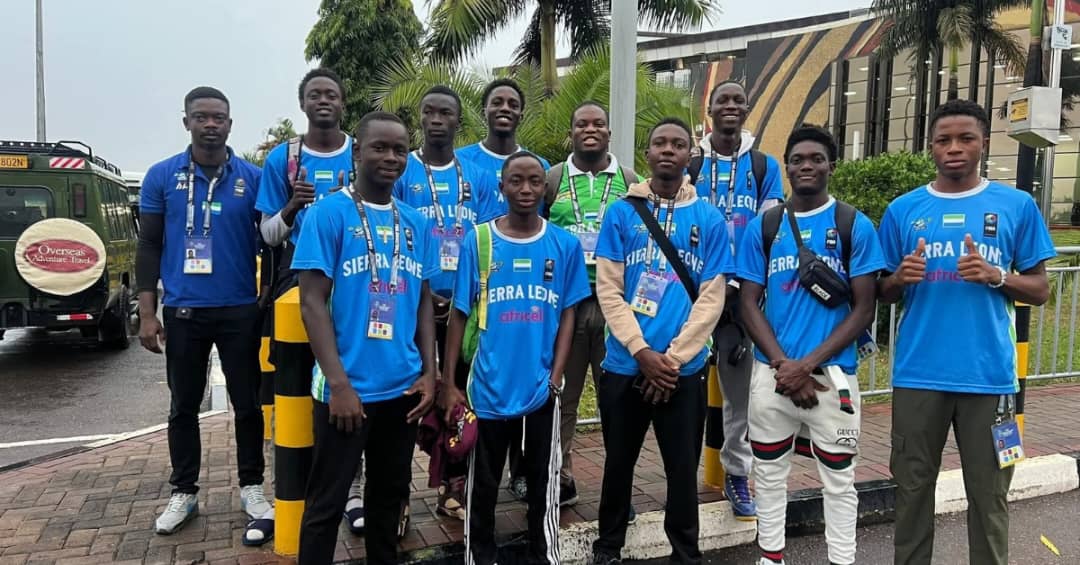 Sierra Leone Under-16 Boys Basketball Team Returns Home After FIBA AfroBasket Tournament