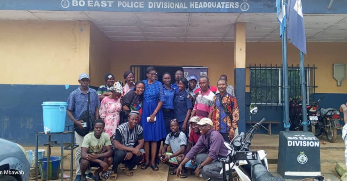 Bo East Community Bids Farewell to Local Unit Commander CSP Sia Bernadette Sandy