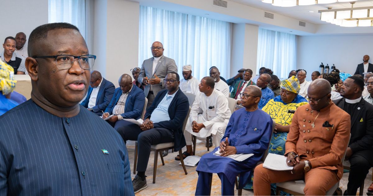 Come Back and Build Sierra Leone – President Bio Urges Citizens in The U.S. to Return