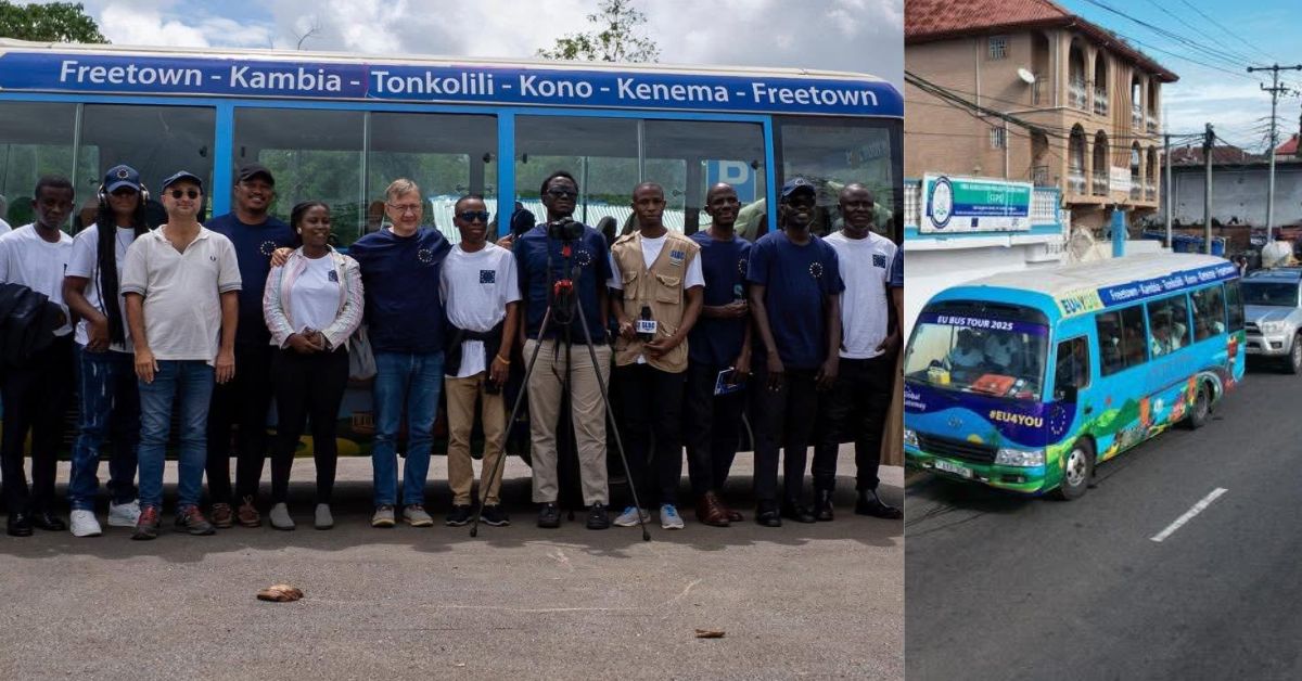 EU Nationwide Bus Tour Kicks Off in Kambia