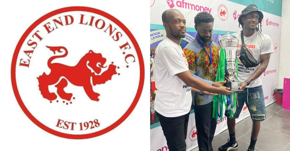 East End Lions Reward Coach Mohamed Lamin after Premier League Triumph