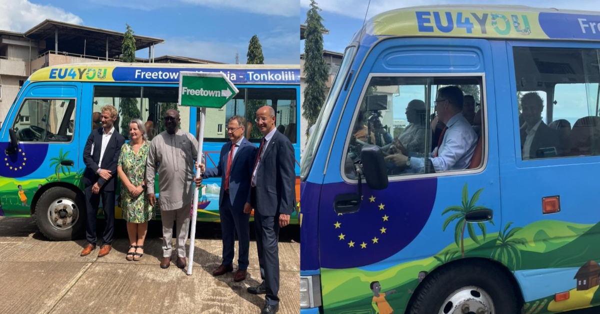 EU Launches 2025 Bus Tour to Showcase Development Projects Across Sierra Leone