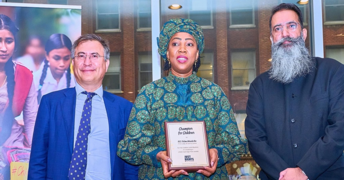First Lady Fatima Bio Honored with ‘Champion of Change’ Award at UNGA Event