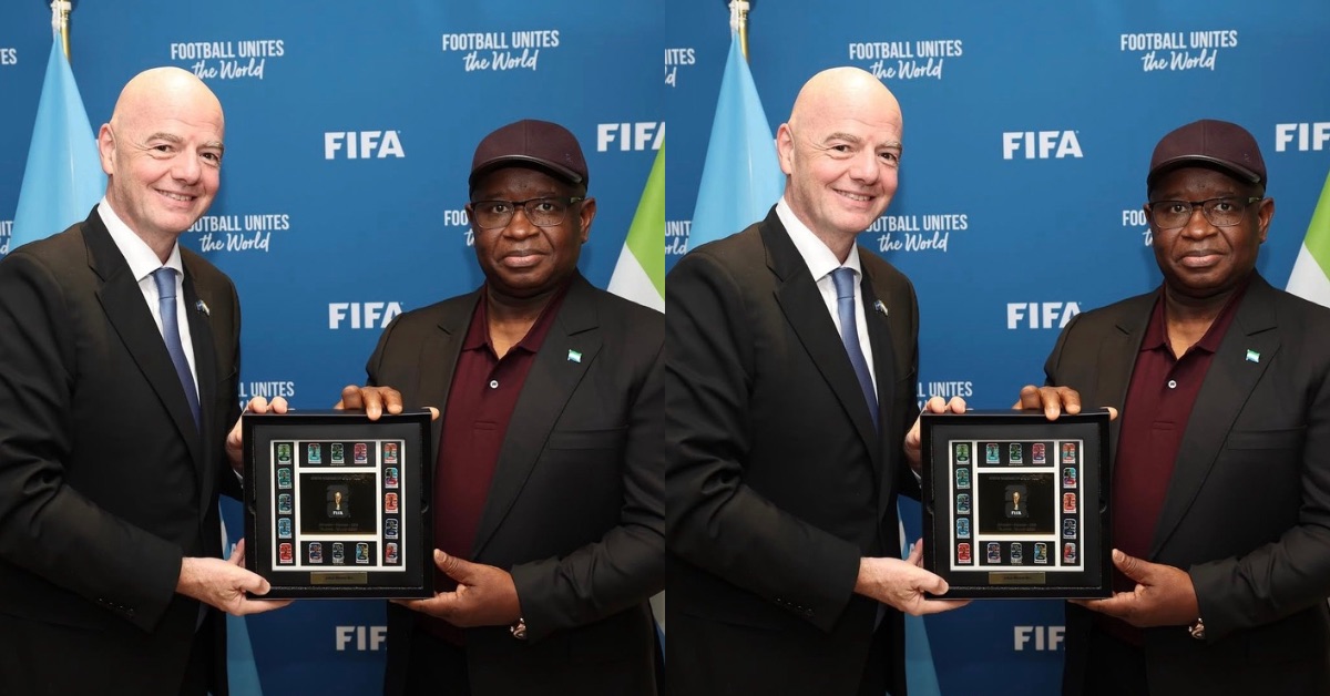 President Bio Meets with FIFA President to Advance Football in Sierra Leone