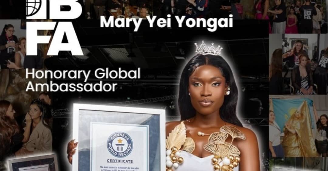 Makeup Artist Mary Yei Yongai Named Honorary Global Ambassador by International Beauty Fashion Association in New York