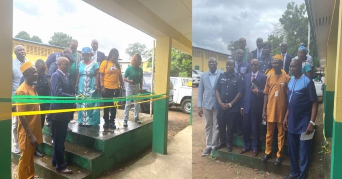 NP Sierra Leone Unveils Newly Renovated Kingtom Police Primary School