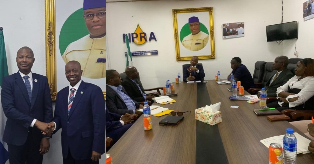 NPRA Director-General Welcomes New NP Sierra Leone CEO