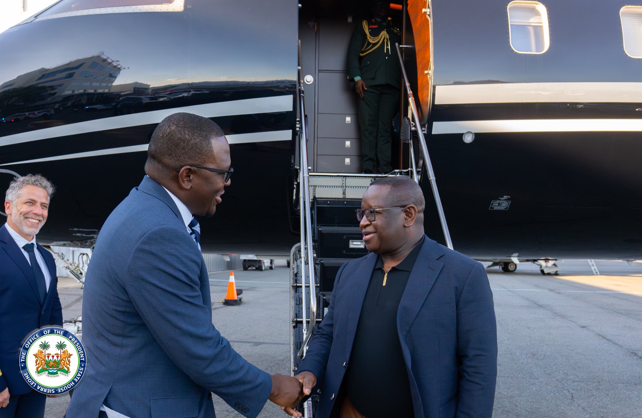 President Bio Arrives in New York for UN General Assembly High-Level Week