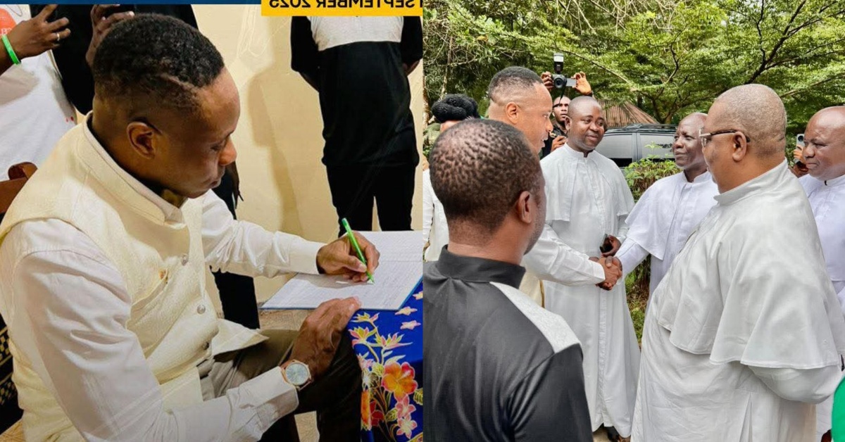 Chief Minister Signs Condolence Book for Catholic Priest Killed in Kenema