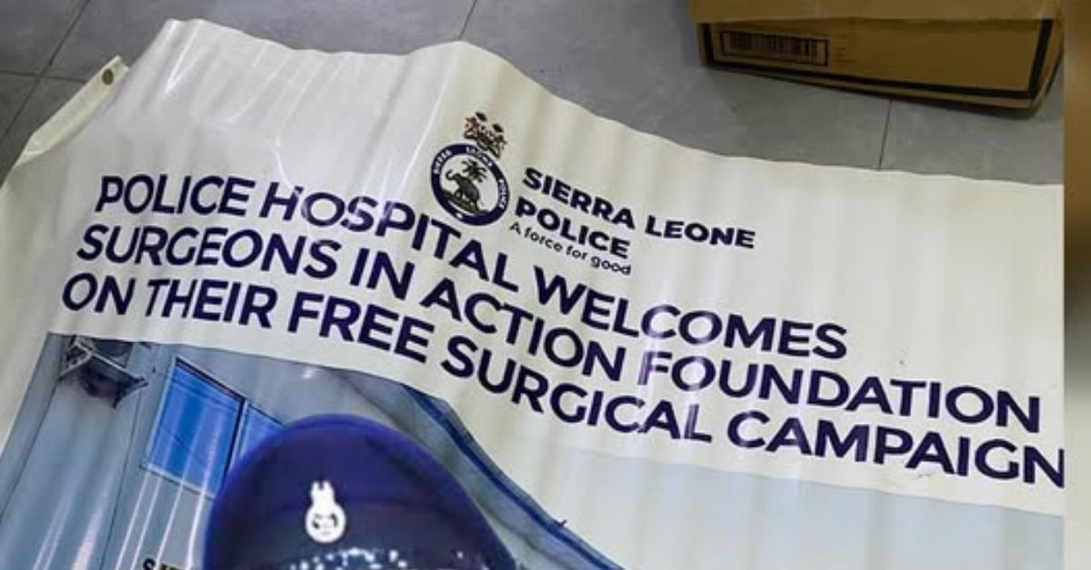 Sierra Leone Police Medical Services Partners with Spanish Charity to Offer Free Surgeries