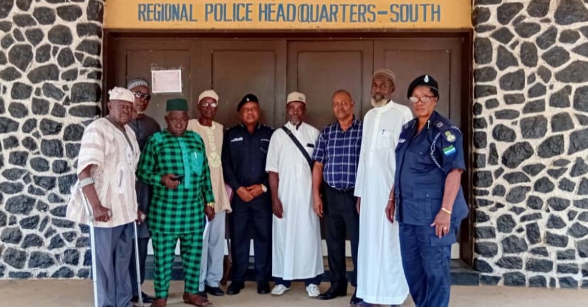 Council of Tribal Heads Strengthens Partnership with Police in Bo