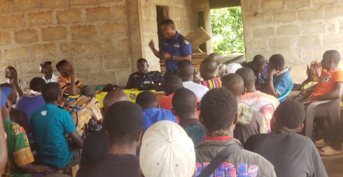 Dagbanya Community Joins Hands with Police in Community Policing Drive