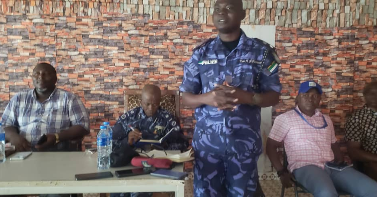 Police Leadership Calls for Stronger Community Collaboration to Boost Security in Kenema