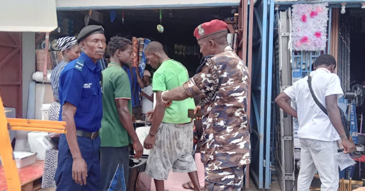 Law and Order Crisis: Police Sweep Through Key Junction in Bold Operation