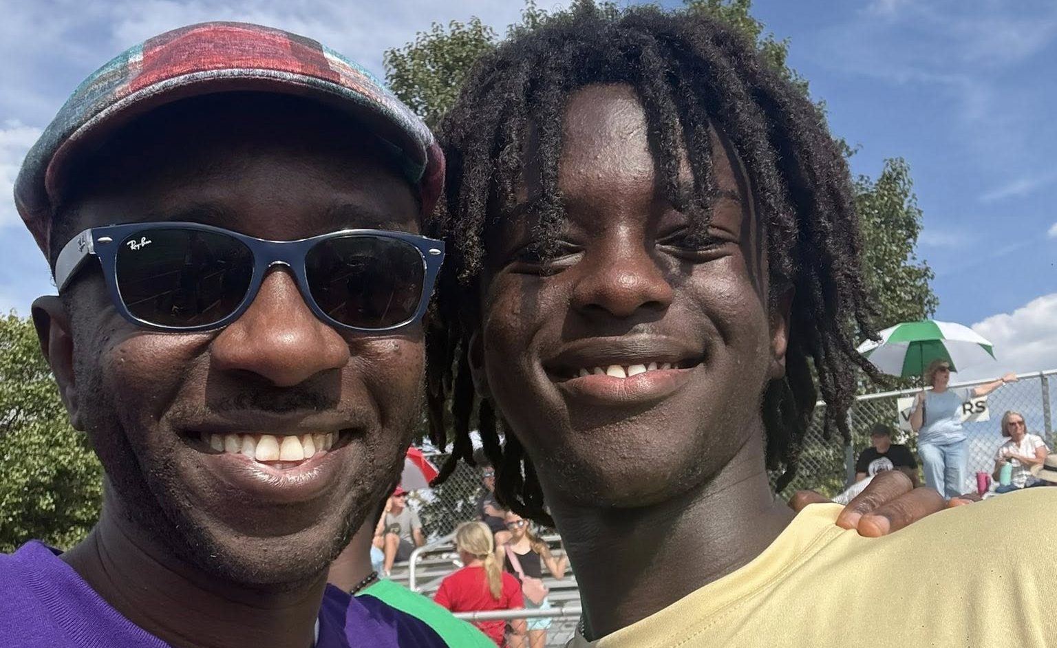 Information Minister Chernor Bah Joins Son for Senior Day in Ohio