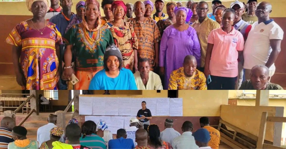 UNDP, NDMA Strengthen Community Disaster Management in Moyamba and Bonthe