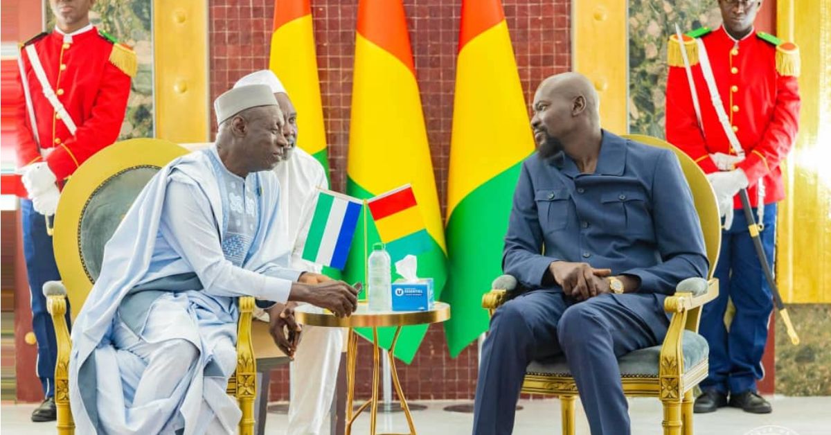 Ambassador Yumkella Presents Credentials to Guinean President Mamady Doumbouya
